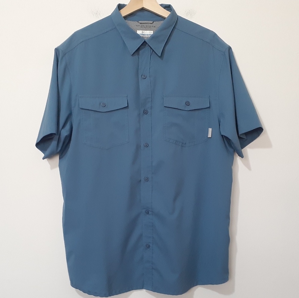 Columbia Pacific Breeze Vented Short Sleeve Button Up Shirt